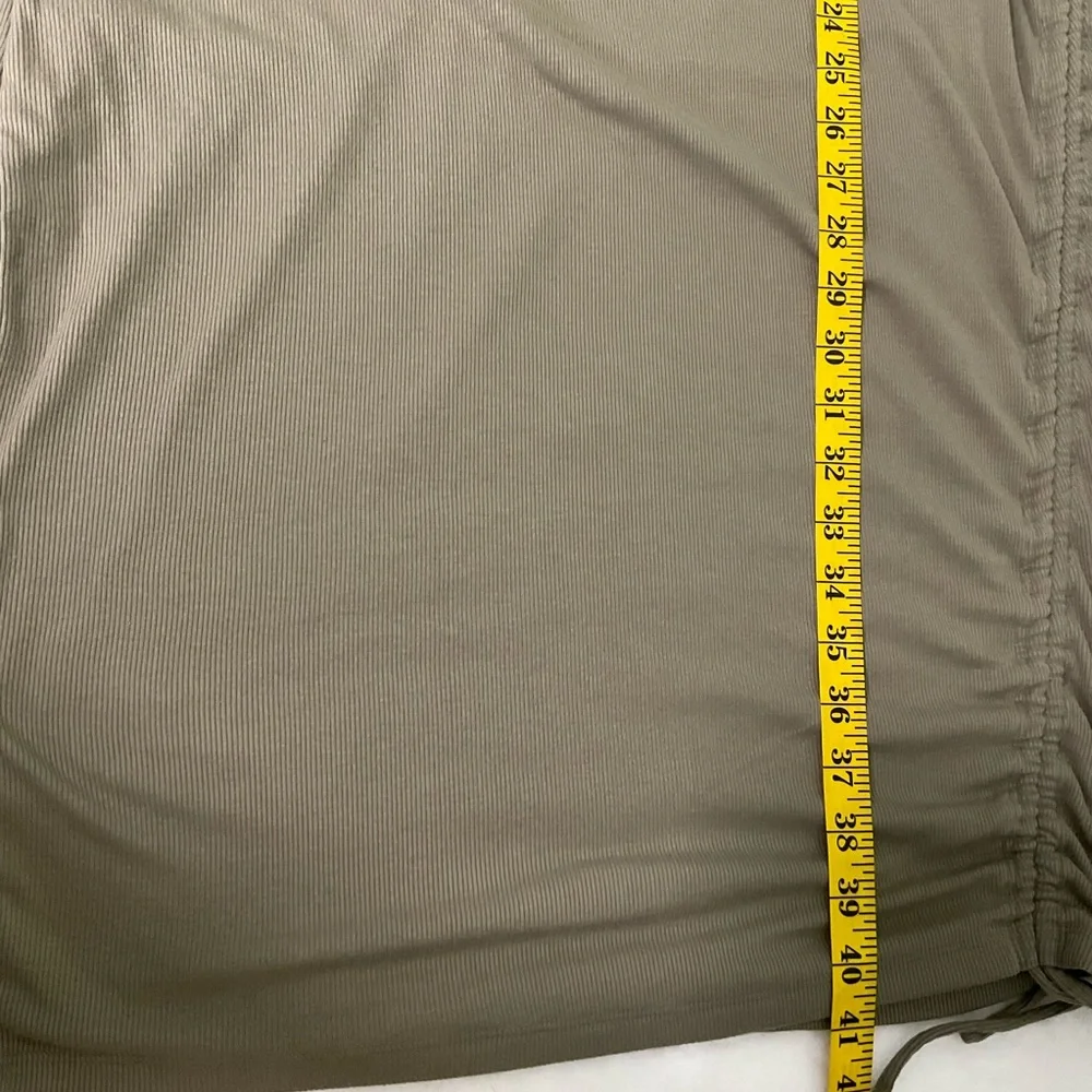 Old Navy Active Ultralite Go Dry Racerback Rib-Knit Ruched Dress Size 2X - Picture 8 of 9